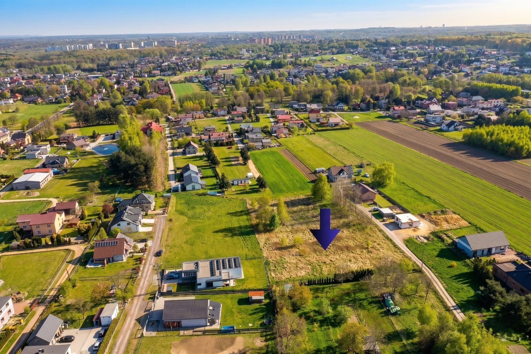 Działka budowlana w spokojnej dzielnicy Zebrzydowice na obrzeżach Rybnika - zdjęcie 1