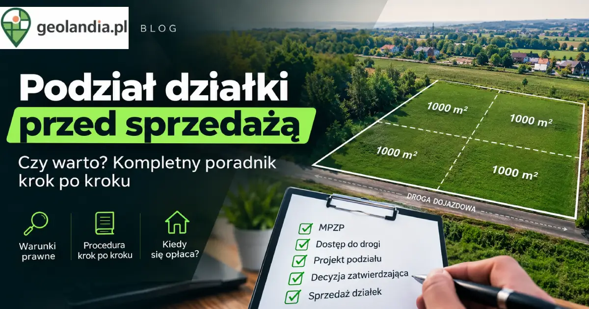 Podział działki przed sprzedażą – czy warto? Kompletny poradnik krok po kroku